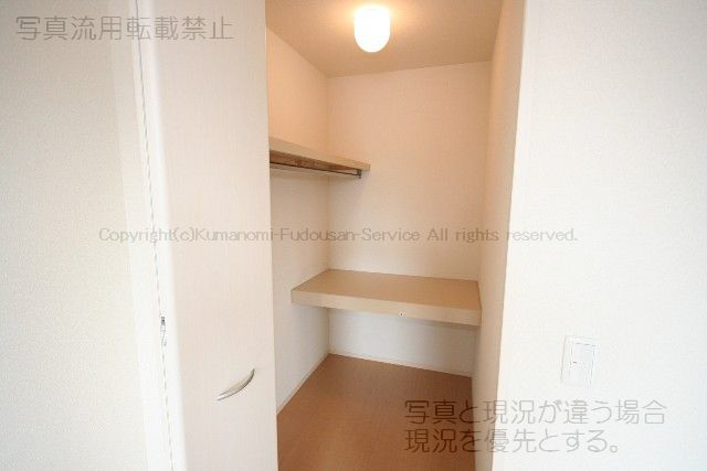 収納 南側洋室ウォークインクローゼット 写真8