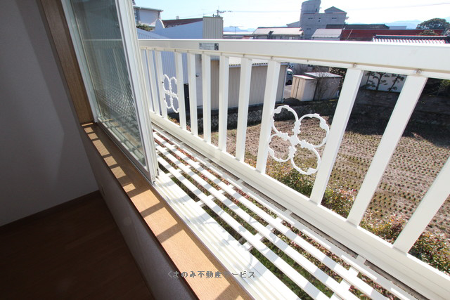 バルコニー・ベランダ メグミズプレイス2 202号室 2017/02/16 写真13